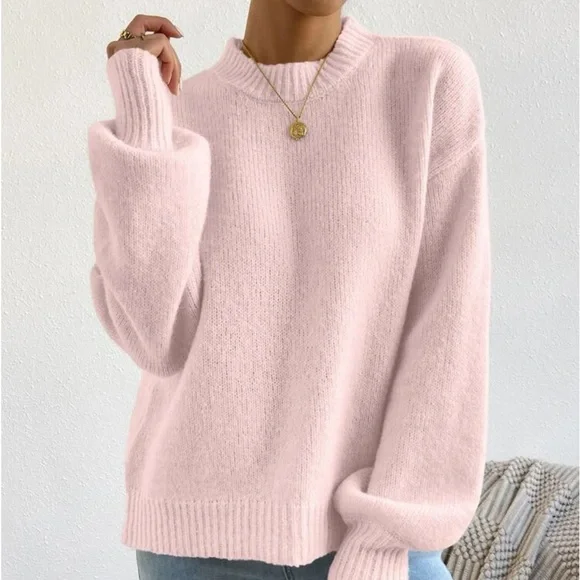 New pink long sleeve sweater - Picture 4 of 6